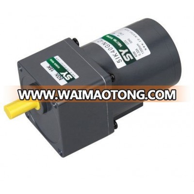 AC gear motor for flat knitting machine